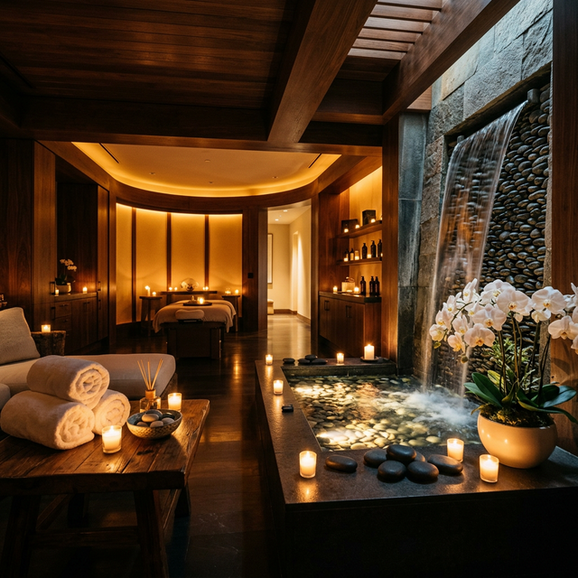 Benaka Spa luxurious interior